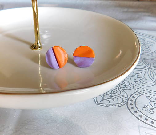 Náušnice - napichovačky vlnky - 15494698_