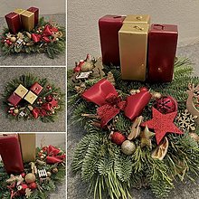 Dekorácie - Adventný svietnik - 15496020_
