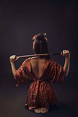 Šaty - Kimoná "Aspekty ženy" (Kimono z rôznych látok viskozy ecovero) - 15496770_