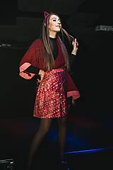 Šaty - Kimoná "Aspekty ženy" (Kimono z rôznych látok viskozy ecovero) - 15496771_