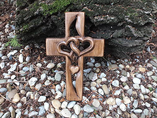 Dekorácie - Krížik veľký XIII. - 15496794_