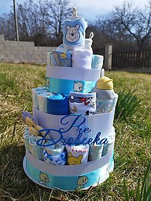 Detské doplnky - Plienková torta ,,Pre Drobčeka,, - 15495278_