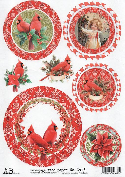 Papier - Ryžový papier 445 AB/ A4 - 15498466_