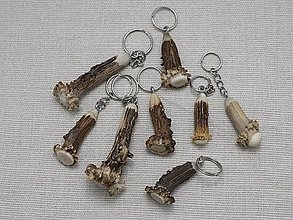 Kľúčenky - prívesok na kľúče z parožia - 15498619_
