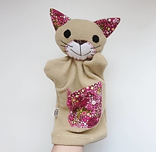 Hračky - Maňuška mačka (Mici z Ružového Bublinkova.) - 15502576_
