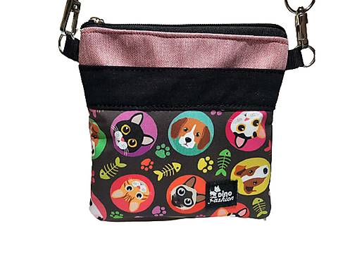 Iné tašky - Taška crossbody Psy a mačky - 15502649_