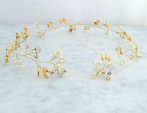 Sady šperkov - Čipkované náušnice s vlasovou ozdobou - 15500539_