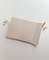 Papier - Obálka s kapsičkou a trhaným okrajom (115x165 mm) - 15501031_