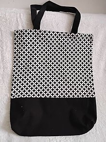 Nákupné tašky - Nákupka:Čiernobiele vzory - 15502935_