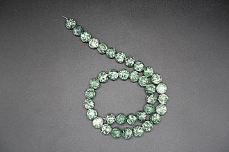 Minerály - Jaspis zelený čínsky 4-6-8-10-12 (37ks (10mm)) - 15504499_