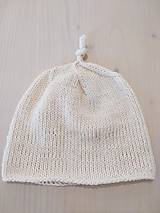 Detské čiapky - Novorodenecká čiapočka 100% Cotton - 15503368_