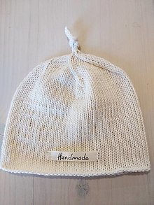 Detské čiapky - Novorodenecká čiapočka 100% Cotton - 15503371_