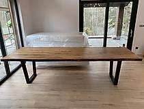 Nábytok - Jedálenský stôl z dubu - 15505550_