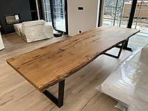 Nábytok - Jedálenský stôl z dubu - 15505551_