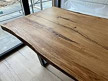 Nábytok - Jedálenský stôl z dubu - 15505554_