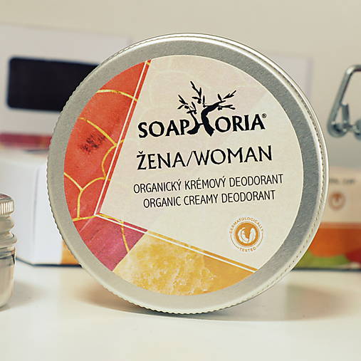 Žena - organický krémový deodorant