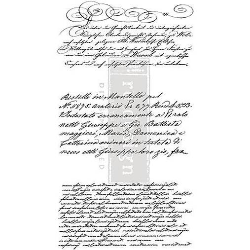 Papier - Transfer na nábytok Secret letter - 15504308_