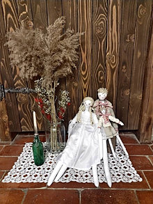 Darčeky pre svadobčanov - Dorka a Janko s deťmi - 15503250_
