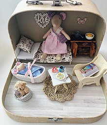 Hračky - Čarovný kufrík s myškou a babom - 15503343_