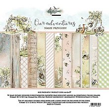 Papier - Scrapbook papier 12x12 Our adventures - 15507516_