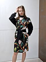 Šaty - Kvetované šaty REGINA dámske s vreckami - 15508265_