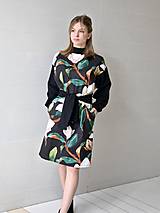 Šaty - Kvetované šaty REGINA dámske s vreckami - 15508270_