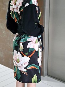 Šaty - Kvetované šaty REGINA dámske s vreckami - 15508273_