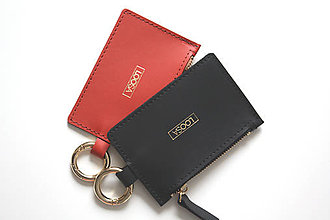 Peňaženky - peňaženka/puzdro na drobnosti (Červená) - 15506928_
