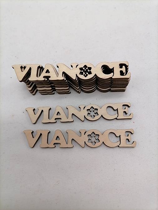 Dekorácie - Vianočný nápis vianoce - 15509038_