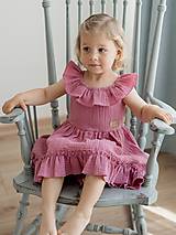 Detské oblečenie - Šaty PEONY - 15506883_