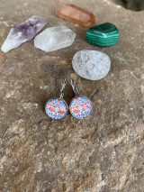 Náušnice - náušnice z chirurgickej ocele (náušnice líšky - oceľ-dĺžka 2,7cm) - 15509833_