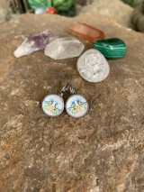 Náušnice - náušnice z chirurgickej ocele (náušnice folk-vtáky-oceľ) - 15509850_