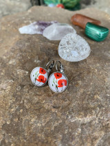 Náušnice - náušnice z chirurgickej ocele (náušnice maky- oceľ) - 15509869_