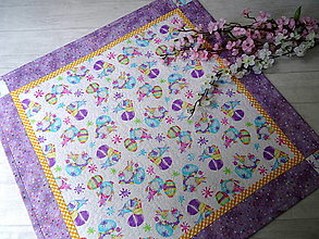 Úžitkový textil - Lilac Eggs...   obrus - 15511108_