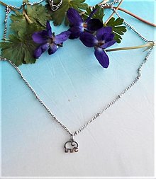 Náhrdelníky - Krehká krása ocele- náhrdelníky - 15510443_