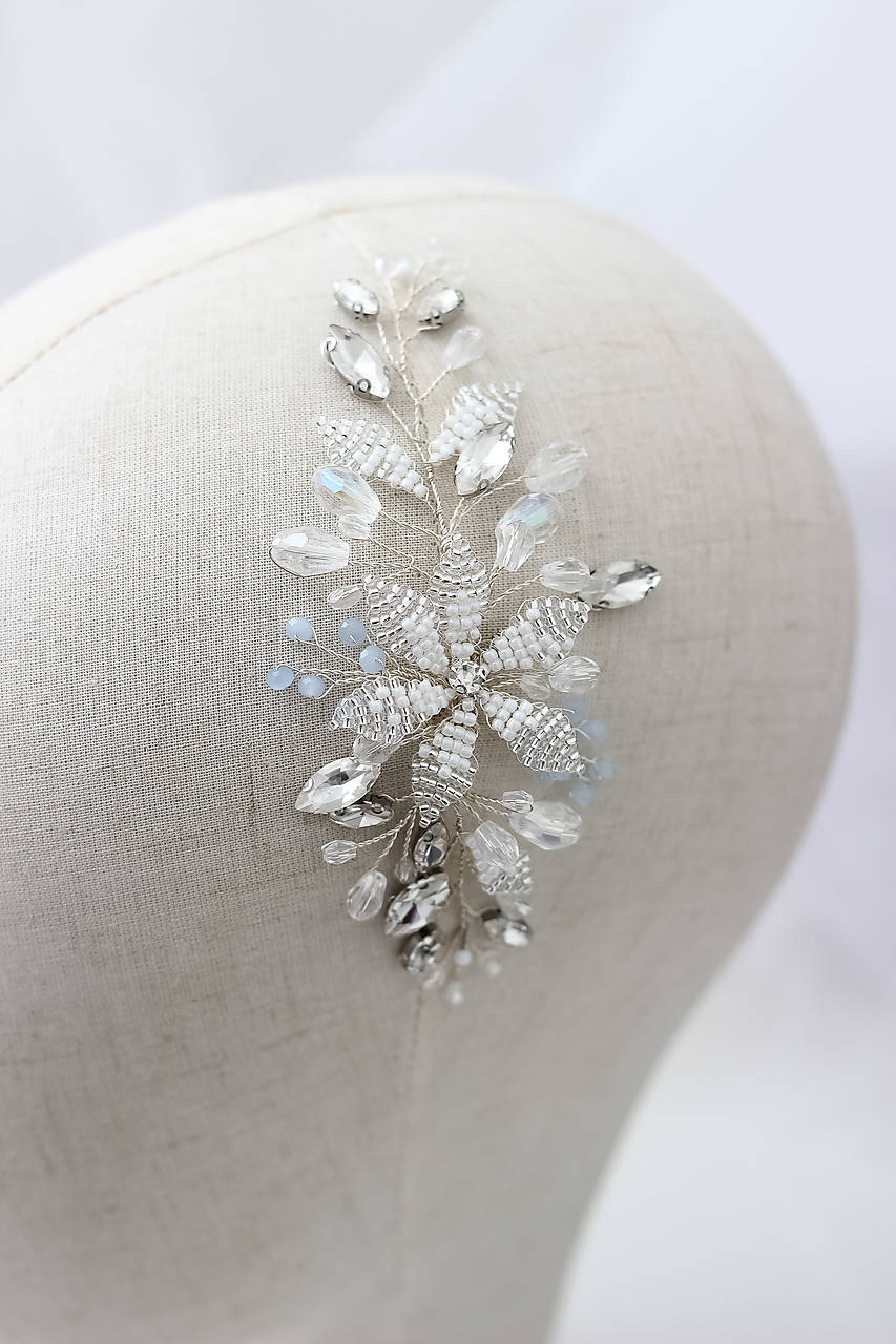 Svadobný hrebienok/aplikácia do vlasov