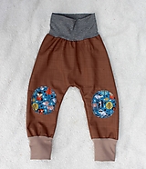 Detské oblečenie - N U T S ... prechodné softshelLOVE nohavice 74-128 - 15513729_