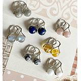 Náušnice - Lapis Lazuli Earrings AG925 / Strieborné náušnice s lazuritom A0047 - 15516074_