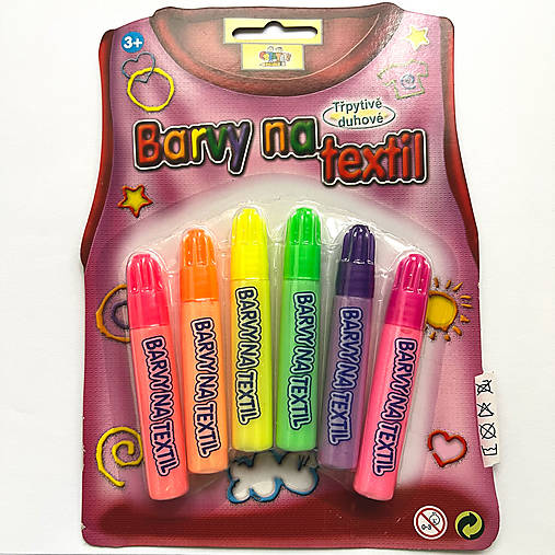 Farby-laky - Farby na textil- Trblietavé dúhové - 15514894_