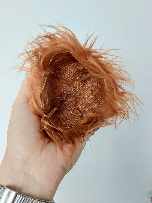 Parochňa pre bábiky, hodvábna, krátky strih