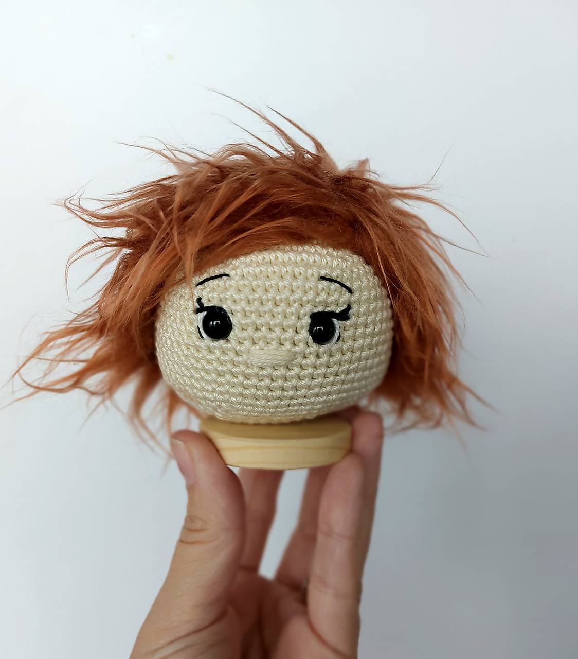 Parochňa pre bábiky, hodvábna, krátky strih