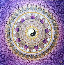 Obrazy - Mandala harmonickej sily, pokojnej mysle a poznania - 15515453_