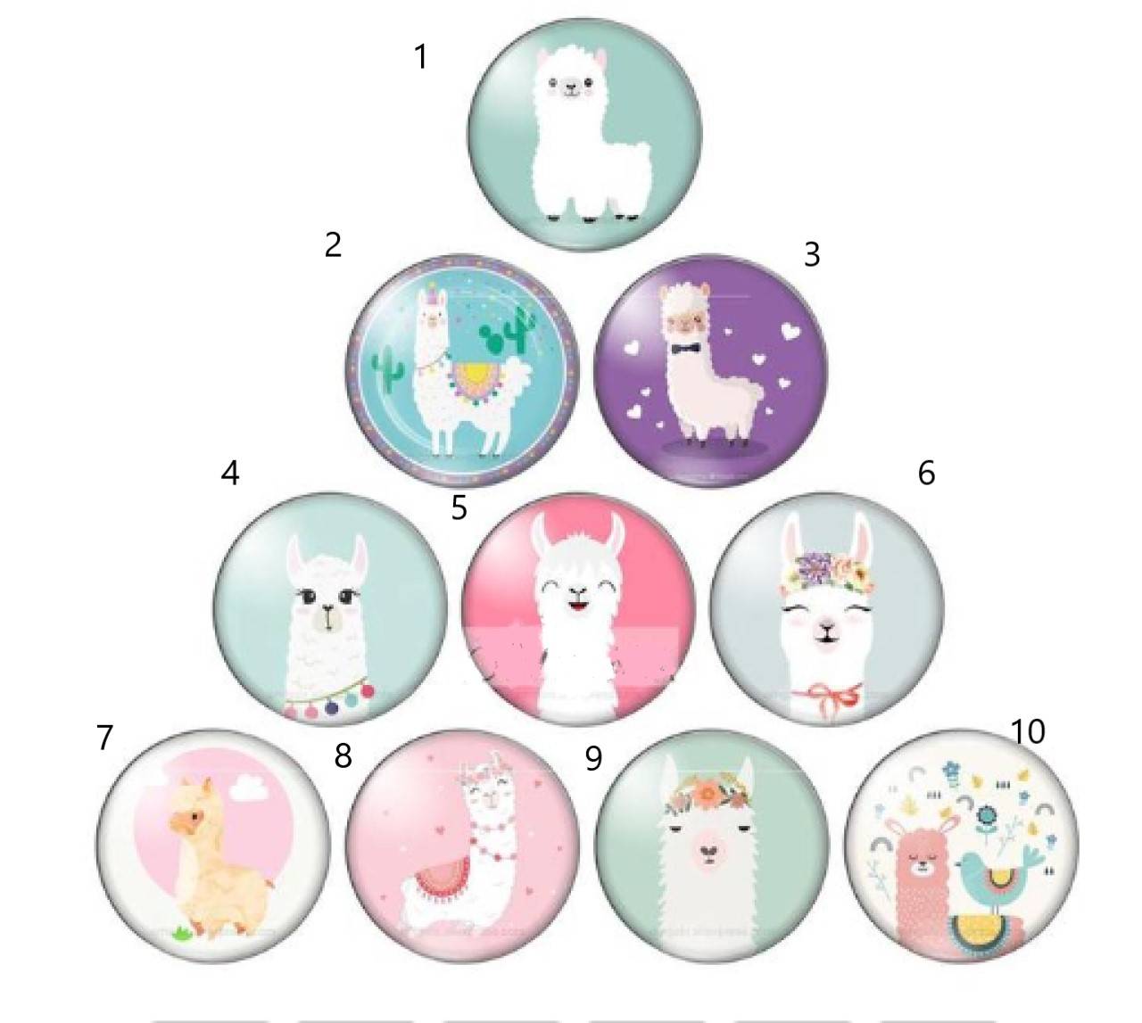 KA101 Kabošon lama mix 12 mm