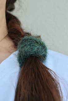 Ozdoby do vlasov - Gumičky do vlasov mix II (Zelená) - 15516997_