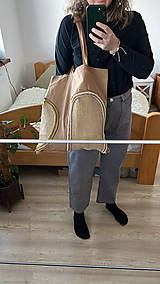 Nákupné tašky - Macramé taška - 15514966_