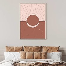 Grafika - Desert Dream minimalistická boho kolekcia plagátov z púšte (Day & Night plagát pdf) - 15517176_