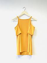 Topy, tričká, tielka - Tričko Žltý svet - 15520703_