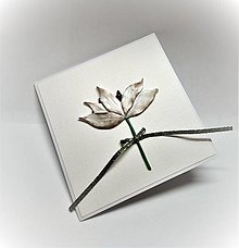 Papiernictvo - Pohľadnica ... darujem Ti biely kvet - 15519875_