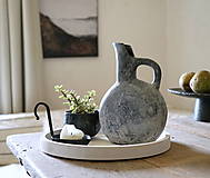 Nádoby - Dekoračný keramický džbán - 15519460_