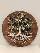 Obrazy - String art "strom" - 15518354_